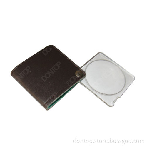 5X Small Portable Leather Magnifier (FPB/5X50)